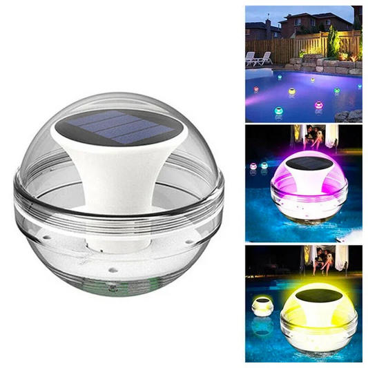 Lampara solar LED Esfera Piscina